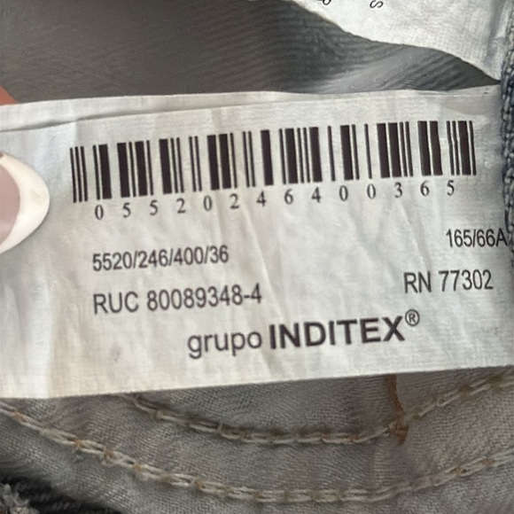 TRF MID WAIST BAGGY RIPPED BALLOON JEANS 27 (US 4) - Picture 9 of 9